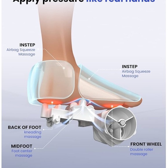 EUC-Bob and Brad Foot Massager Machine with Heat and Remote - Picture 4 of 8